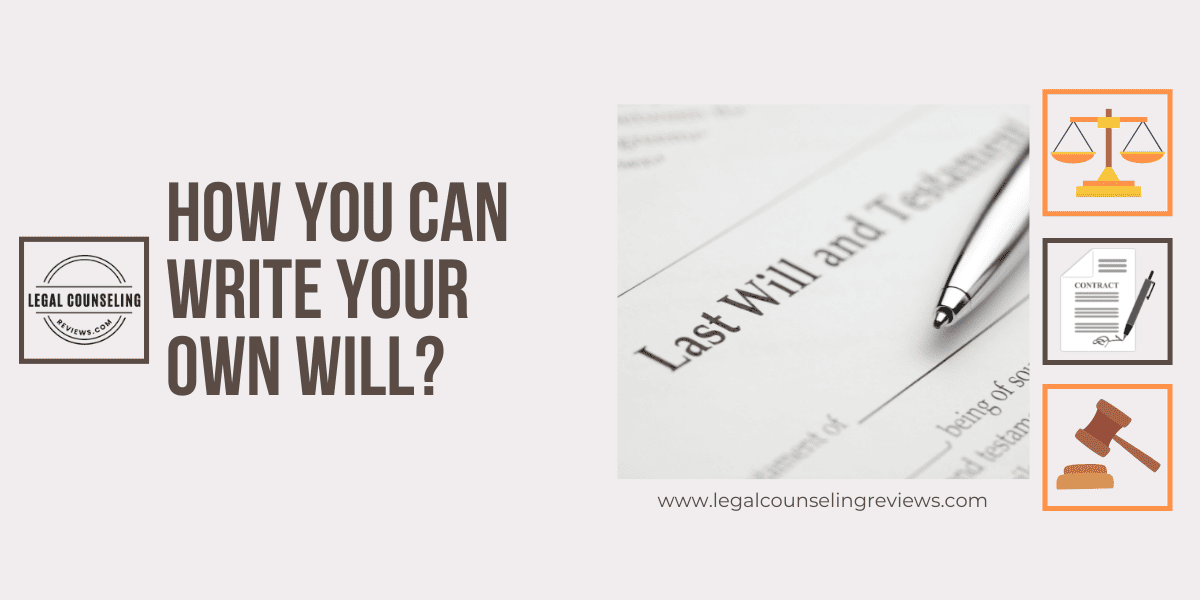 How You Can Write Your Own Will