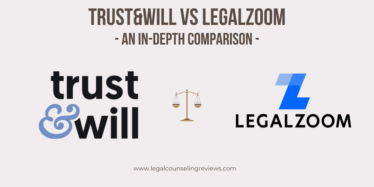 trust&will vs legalzoom featured image